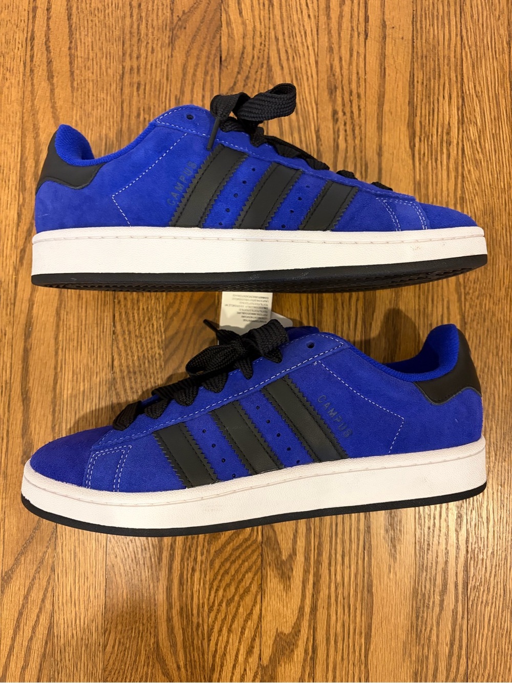 NWT Men’s Adidas Campus 00s Sneakers Shoes Suede Blue Black Size 10